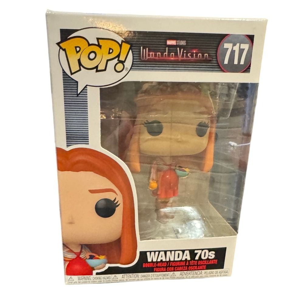 Funko Pop Marvel WandaVision Wanda 70s Vinyl Figure‎ 717 Bobble-Head